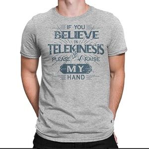 Telekinesis Graphic Tee Light Gray Medium